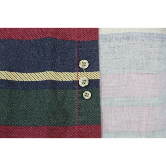 Vtg Wrangler Shirt Men's XL Striped Brushpopper Western X-Long Tails Long Sleeve - Picture 6 of 9